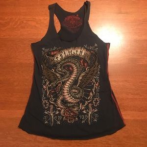 Affliction Tank Top. Size Small.